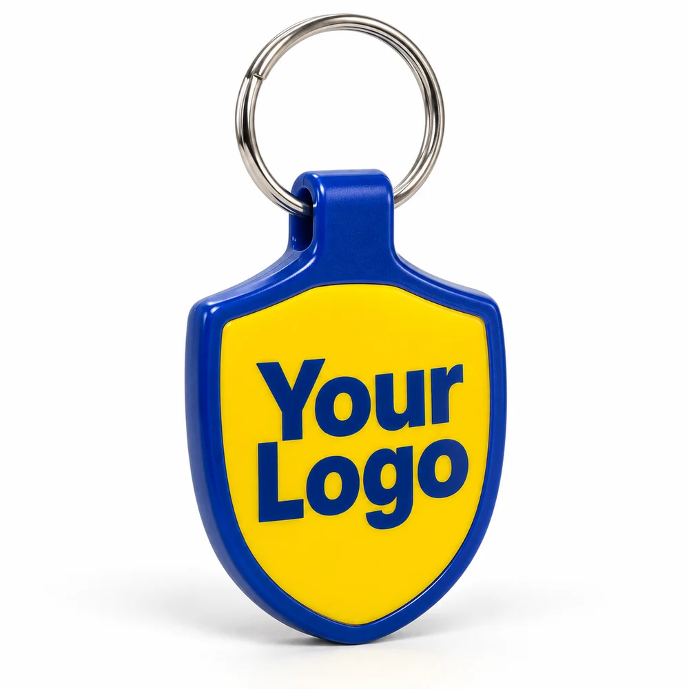 Soft Shield ABS Keychain
